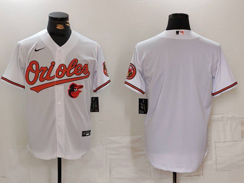 Men Baltimore Orioles Blank White Game 2024 Nike MLB Jersey style 2->washington commanders->NFL Jersey
